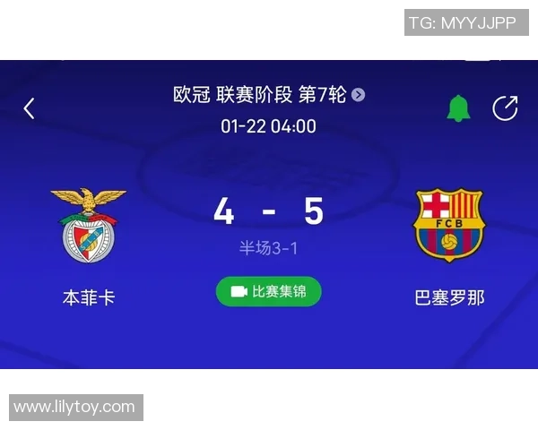 世界杯巴萨逆转本菲卡6-2全场沸腾瞬间数据分析揭秘